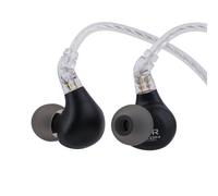 Linsoul BLON BL03 II Moniteur Intra-auriculaire, Pilote Dynamique à Double Chambre de 10mm IEM, Écouteurs HiFi Filaires avec Câble 2 pin Détachable pour Musicien Audiophile (3,5 mm sans Micro, Noir)