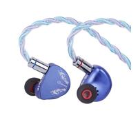 Linsoul CVJ Aria Moniteur Intra-auriculaire, Écouteur IEM à Pilote Dynamique revêtu de Nano-Cristal de 10 mm, Écouteurs filaires avec Buses de réglage remplaçables, Câble détachable pour Musicien