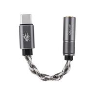 Linsoul Kiwi Ears AD1 Pro câble Adaptateur DAC USB-C,réglage d'égalisation Personnalisable Via Le site Officiel,amplificateur Portable pour IEM Les passionnés et Les mélomanes(Type-C vers 3,5 mm)