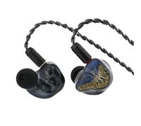 Linsoul Kiwi Ears Forteza - Écouteurs intra-auriculaires, écouteurs filaires HiFi 1BA + 2DD, écouteurs de jeu, écouteurs IEM à conducteurs hybrides, avec câble IEM détachable pour musicien et joueur