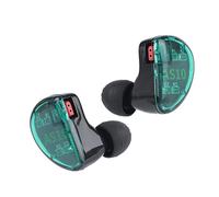 Linsoul KZ AS10 HiFi Stéréo 5 Équilibré Armature Pilote Moniteur Écouteurs dans L'oreille Casque Casque Écouteurs (avec Micro, Vert)