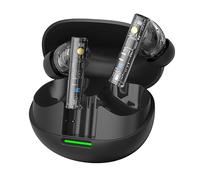 Linsoul KZ Carol Pro Écouteurs sans Fil, Écouteurs de Jeu sans Fil Bluetooth 5.4 avec Hybrid ANC, LDAC Hi-Res Audio, 35H d'autonomie, IEM HiFi Professionnel pour Les Musiciens audiophiles
