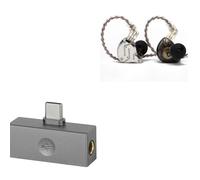 Linsoul KZ ZS10 Pro Ecouteurs Intra-Auriculaires et Kiwi Ears Allegro Mini IEM DAC Portable