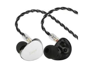 Linsoul SIMGOT EG280 Moniteur Intra-auriculaire,1DD+1 Planar HiFi IEM, Écouteurs avec Micro,Câble détachable 2 Broches OFC 1,7m,avec Adaptateur USB-C,pour Les Jeux FPS et Les Musiciens audiophiles