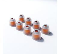 Linsoul Tangzu Tang Sancai Noble Embouts d'oreille,Bouchons IEM en Acier Inoxydable,Remplaçables en Silicone Liquide,Taille XS/S/M/L pour Les écouteurs Intra-Auriculaires (XS - 4 Paires)