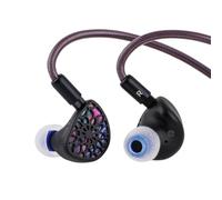 Linsoul TANGZU Zetian WU Legend Deux Planaires Moniteur Intra-auriculaire, IEM Filaire HiFi de Pilotes Planaires de 14,2 mm et 6 mm, avec câble 2 Broches Détachable pour Musicien Audiophile (4,4 mm)