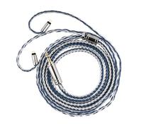 Linsoul Tripowin C-01 Câble IEM, Câble d'écouteur Hybride cuivre-Argent à 16 conducteurs, câble de Remplacement Hi-FI en OFC et cuivre plaqué Argent pour écouteurs filaires (2Pin, 4.4mm)
