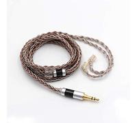 LINSOUL Tripowin C8 Câble de rechange tressé 8 cœurs en feuille de cuivre argenté pour casque BL03 KZ ZS10 PRO AS10 ZS10 ZS6 ES4 ZST ZSR TRN V80 (prise 3,5 mm requise)