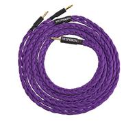 Linsoul Tripowin GranVia Câble de Remplacement Audio OFC Haute pureté amélioré pour Casques, Longueur 1,5 m, Double fiche 3,5 mm pour HE4XX/HE-400i/HE400se/Goldplanar(Violet,3,5mm)