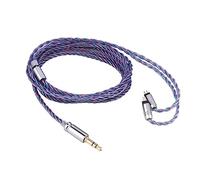 Linsoul Tripowin Sirene 4 cœurs Câble IEM, câble de remplacement OFC 24AWG, pour moniteur intra-auriculaire, pour 7hz Zero Dioko T2 T3 PLUS Wan’er Cadenza QKZ HBB(3,5mm,0,78mm 2 broches)