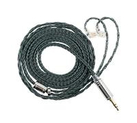 Linsoul Tripowin Zonie 16 Core plaqué argent SPC Câble Recessed 2pin, 3.5mm