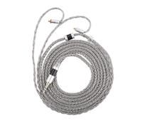 Linsoul Tripowin Zonie Câble IEM, 2 m de long, 16 fils, plaqué argent, câble d'écouteurs, câble de moniteur intra-auriculaire, pour musiciens audiophiles (MMCX)