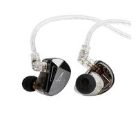 Linsoul x KZ AS10 Pro 5BA Ecouteurs filaires, écouteurs Intra-Auriculaires Hi-FI avec Plaque Frontale en polygone Miroir, câble détachable encastré 2Pin pour Les audiophiles (sans Microphone)