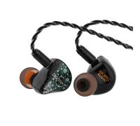 Linsoul ZiiGaat Arcanis Écouteur Intra-auriculaire Hybride 2DD+5BA Professionnel, Casque de Jeu, IEM Filaire HiFi avec câble détachable pour Musiciens et audiophiles