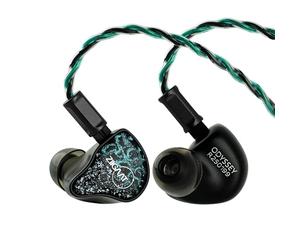 Linsoul ZiiGaat x Hangout. Audio : Odyssey 2 Moniteur Intra-auriculaire | 1DD + 3BA Hybrid HiFi écouteurs filaires,Neutre avec réglage des Basses,avec câble OCC pour Les Musiciens et Les ingénieurs