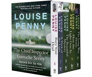 L'inspecteur en chef Gamache Series Livres 6 à 10 Coffret de collection par Louise Penny (Enterrez vos morts, Un tour de lumière, Beau mystère, Comment la lumière entre et Long chemin vers la maison)