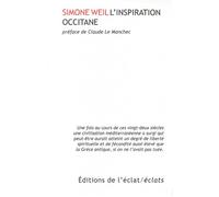 L'inspiration occitane - Simone Weil - Eclat Eds De L' - broché - Essai