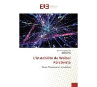 L'instabilite de Weibel Relativiste Etude theorique et simulation - Slimen Belghit - Universitaires Europeennes - broché - Etude
