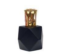 L'instant des Sens Diffuseur Lampe à Catalyse Verre - Diffuseur de Parfum Maison - Type Lampe Berger - Lampe Catalytique - Décoration Chambre & Maison - Fabriqué en France - 200ml (Verre Mat Noir)