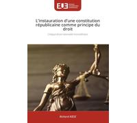 L'instauration d'une constitution républicaine comme principe du droit