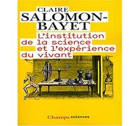 L'Institution de la science et l'expérience du vivant
