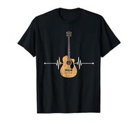 L'Instrument De Musique Battement De Coeur Guitare T-Shirt