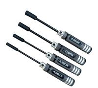 LinsyRC 4-Pack Outils de Réparation RC 4,0mm 5,5mm 7,0mm 8,0mm Ensemble de Tourne-écrou Hexagonal pour FPV RC Modèle Voiture Bateau Avion