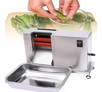 LINTAIZUO Machine de décorage de Pois électrique Semi-Automatique Péler de Haricot à Haricot en Acier Inoxydable Machine de Pois épluche, pour Pois/Haricots/Edamame