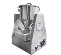 LINTAIZUO Mélangeur de Poudre Sèche en Acier Inoxydable, Mélangeur de Poudre Sèche Électrique, pour Poudres Médicinales, Noix et Céréales 20L