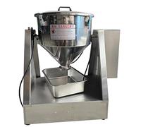 LINTAIZUO Mélangeur de Poudre sèche, mélangeur de Poudre électrique de Laboratoire en Acier Inoxydable de 5, 10 ou 20 L, mélangeur de Particules, mélangeur de Poudre, mélangeur de granulés 5L