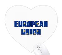 l'intégration de l'europe union flag pièce jointe Jeux de tapis de souris en forme de coeur
