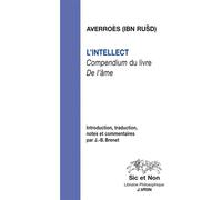 L'intellect Compendium du livre De l'âme - Averroès - Vrin - broché - Essai