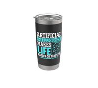 L'intelligence artificielle rend la vie plus facile ou plus effrayante Gobelet isotherme en acier inoxydable double paroi