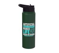 L'intelligence artificielle rend la vie plus facile ou plus effrayante Stainless Steel Insulated Water Bottle
