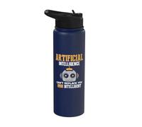 L'intelligence de l'attention ne peut pas remplacer l'intelligence artificielle Stainless Steel Insulated Water Bottle