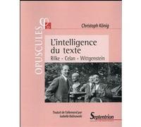 L''intelligence du texte PU Septentrion (Auteur)