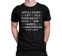 L'intelligence est la capacité de s'adapter au changement | T-shirt pour homme avec inscription Stephen Hawking, Noir , L