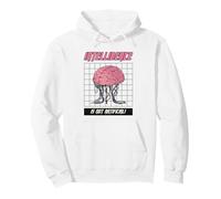 L'intelligence n'est Pas Artificielle (AI) (Graphique cérébral) Sweat à Capuche