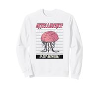 L'intelligence n'est Pas Artificielle (AI) (Graphique cérébral) Sweatshirt