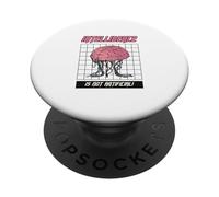 L'intelligence n'est Pas Artificielle (déclaration Anti-IA) PopSockets PopGrip Adhésif