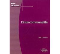 L'intercommunalité - Jean Girardon - Ellipses - broché - Etude