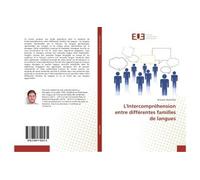 L'Intercompréhension entre différentes familles de langues - Miroslav Adam iak - Universitaires Europeennes - broché - Etude