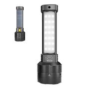 Lintéries de camping : lampe de charge solaire multifonction pour une utilisation à la maison en plein air | Lampe de poche super lumineuse à longue portée, lampe de poche de camping, lampe de poche