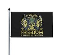 L'Intérieur Drapeau De Jardin 90X150Cm La Liberté Des Vétérans N'Est Pas Gratuite, Nous Avons Payé Pour Elle Pirate Drapeaux Haute Qualité Drapeau Personnalisé Pour Festival, Terrasse