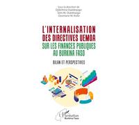 L'internalisation des directives UEMOA sur les finances publiques au Burkina Faso: Bilan et perspectives