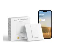 L'interrupteur WiFi fonctionne avec Apple HomeKit, meross Interrupteur mural Smart Switch, 1 groupe nécessite un fil neutre, compatible avec Siri, Alexa et Google Home, 2,4 GHz