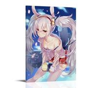 LINTEZHG Azur Lane Laffey Poster sexy Peinture décorative sur toile pour salon, chambre à coucher, art mural, impression d'image moderne, décoration de salle familiale, 20 x 30 cm