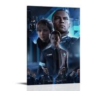 LINTEZHG Detroit Become Human Poster décoratif sur toile, art mural, pour salon, chambre à coucher, art mural, impression moderne, décoration de salle familiale, 40 x 60 cm