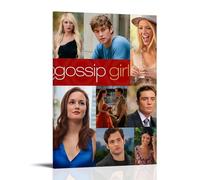 LINTEZHG Gossip Girl Series Poster décoratif sur toile, art mural, pour salon, chambre à coucher, impression photo, moderne, décoration de salle familiale, 50 x 75 cm
