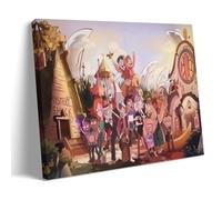 LINTEZHG Gravity Falls And The Owl House Poster peinture décorative sur toile pour salon, chambre à coucher, art mural, impression d'image moderne, décoration de salle familiale, 20 x 30 cm